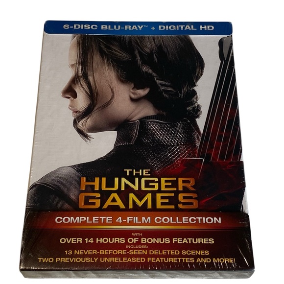 The Hunger Games 4-Film Collection Blu-ray with Bonus Features - Picture 1 of 3